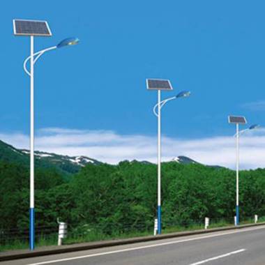 农村城镇太阳能户外照明灯光伏路灯厂6米7米8米100w道路照明